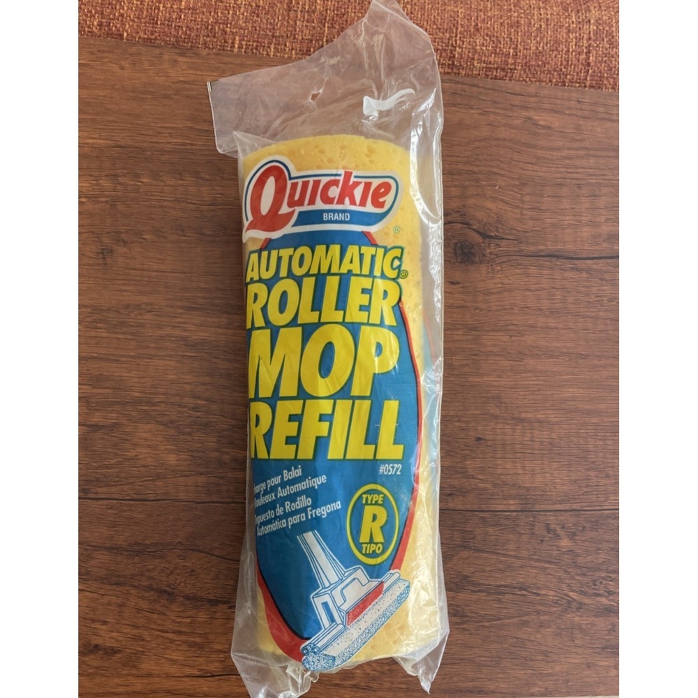 VTG Quickie Automatic Roller‎ Mop Refill Type R Sealed Pkg #0572  Discontinued